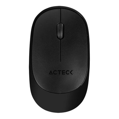 Mouse Inalambrico Acteck Optimize Slim Mi420 /1200 Dpi 2 Botones + Scroll Color Plata/Negro Ac-932660 FullOffice.com