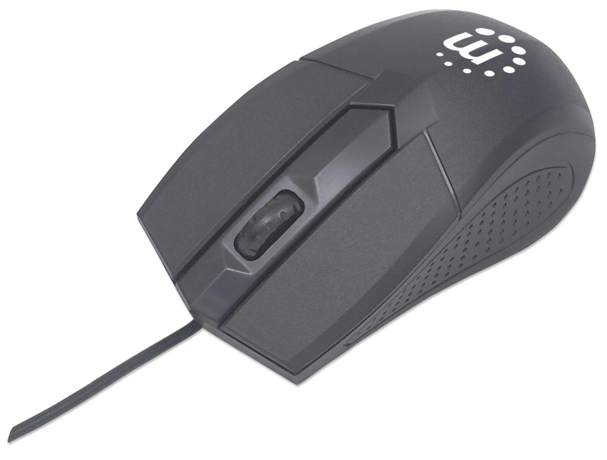 Kit Man Teclado Y Mouse Optico Usb Cableado FullOffice.com