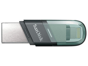 Unidad Flash USB 3.1/Lightning SanDisk IXpand de 128 GB, Velocidad de Transferencia de Datos de 150MB/s, Conector Lightning