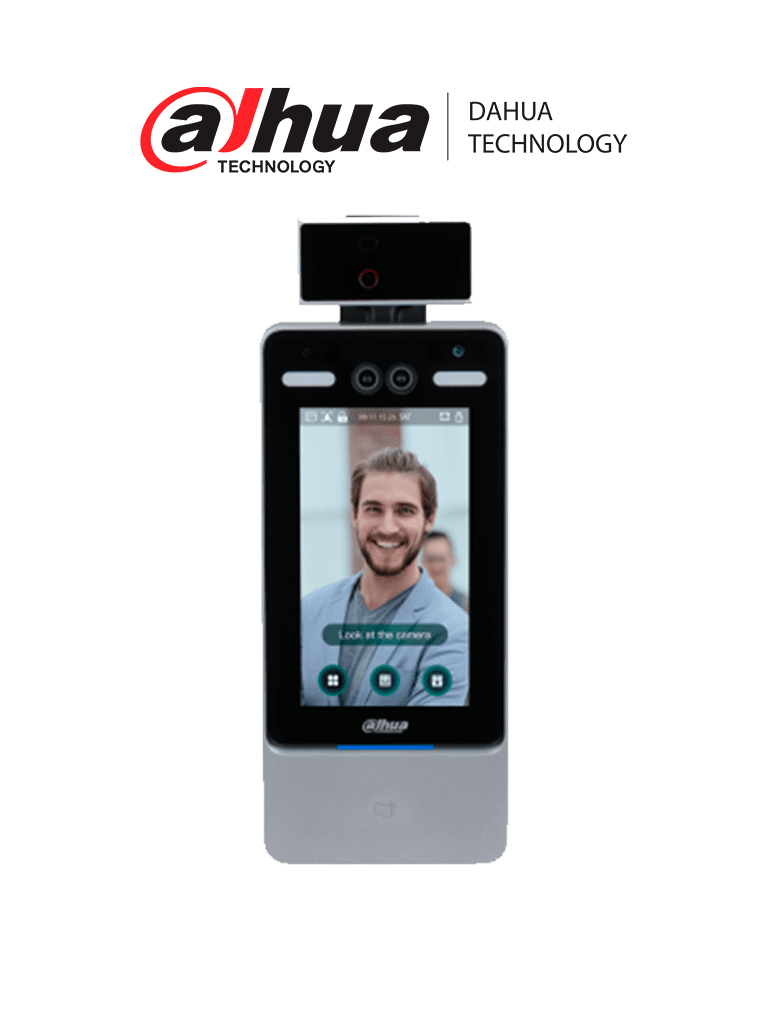 Control de Acceso Facial Dahua ASI7213Y-V3 T1, Pantalla 7", Medición de Temperatura, 50,000 Rostros, 100,000 Registros, Reconocimiento 35 seg.