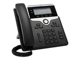 C2G 7821 Teléfonos IP Teléfono IP Negro, Plata Terminal con conexión por cable