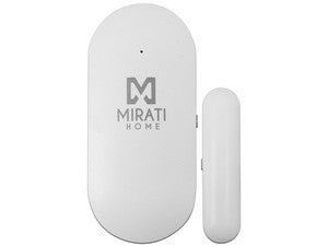 Sensor Magnético Mirati MA-01 para Puerta o Ventana, Inalámbrico. Color Blanco.