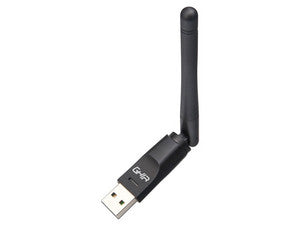 Adaptador Inalámbrico GHIA GNW-U2 USB 2.0 con Antena Externa, Velocidad de hasta 150 Mbps