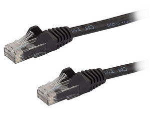 Cable de Red Startech Cat6 UTP, RJ-45 (M-M), 2m, Color Negro, Blindaje S/FTP