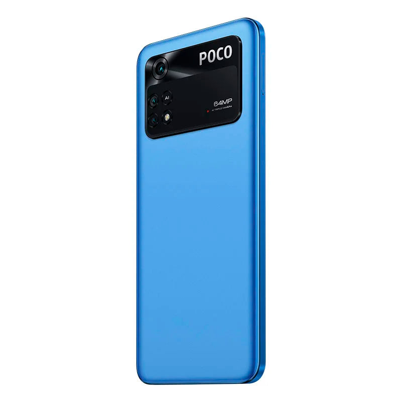 Smartphone Xiaomi Poco M4 Pro 6.43" 256Gb/8Gb Cámara 64Mp+8Mp+2Mp/16Mp Mediatek Android 11 Color Azul - Pocom4Pro/256-Azul