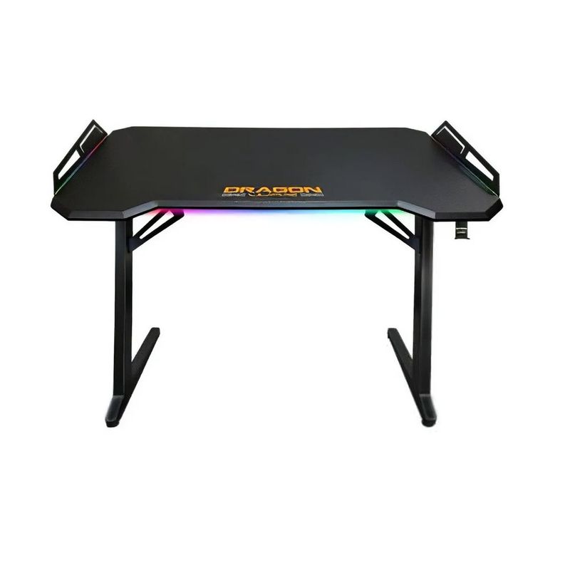 Mesa Gamer Profesional Dragon Xt Rgb Estructura Metálica 68Cmx126Cm - Ne-486 FullOffice.com