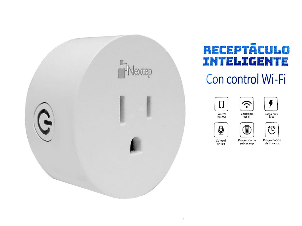 Tomacorriente Nextep Smart Control Wi-Fi