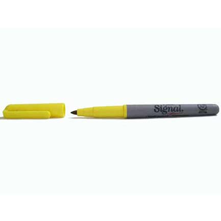 Marcador Signal 30005 Permanente Fino Amarillo C/12 - 30005 FullOffice.com