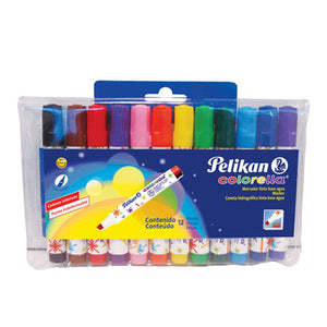 Marcador Pelikan Colorella C/12 Colores - 30111842 FullOffice.com