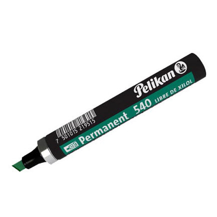 Marcador Pelikan Permanente 540 Color Verde C/10 Pzas - 30260007 FullOffice.com