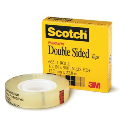 Cinta Scotch 3M Doble Cara 0.12X33M Caja - 665 FullOffice.com