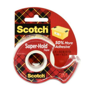 Cinta 3M Scotch Super Adhesiva 19Mmx16.5M C/Despachador - Super Hold FullOffice.com