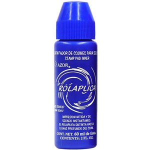 Tinta Rolaplica 587 Azul Sello 60Cc - 587Az