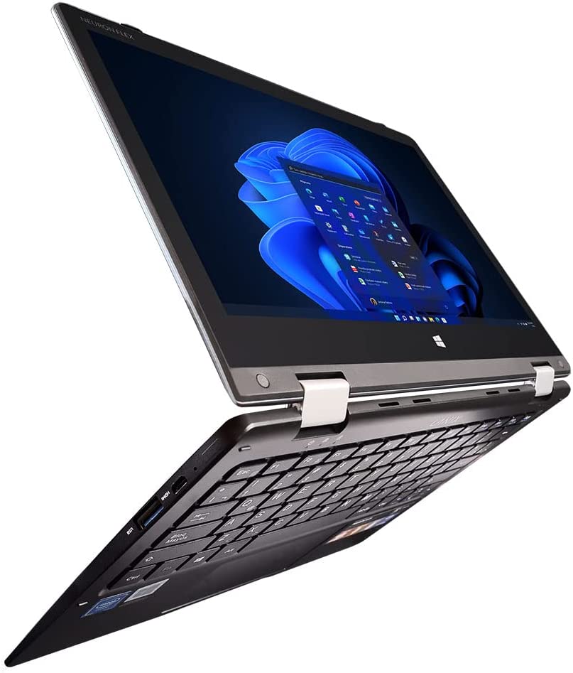 Laptop Lanix Neuron Flex V10 11.6" Intel Celeron N4020 Disco Duro 128 Gb Ram 4 Gb Windows 10 Home Color Negro - 41352