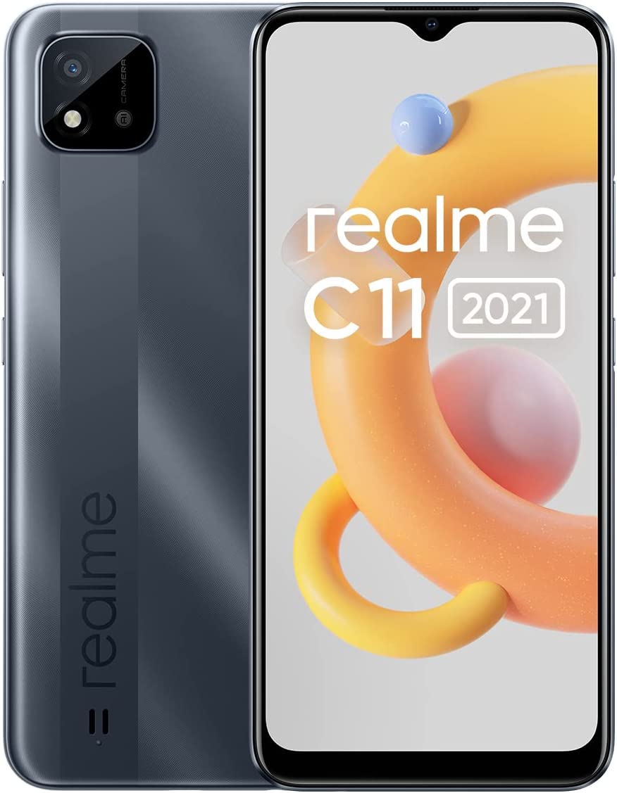 Smartphone Realme C11 6.5" Hd 32Gb/2Gb Cámara 13Mp+2Mp/5Mp Helio G35 Android 10 Color Gris