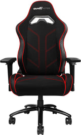 Silla Game Factor Cgc600 Tela Reclinable Con Descansa Brazos 4D Estrella Metálica Color Rojo-Negro - Cgc600-Rd FullOffice.com