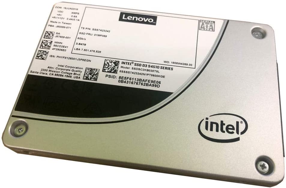 Disco Duro Lenovo Thinksystem 2.5" Intel S4510 480 Gb Entry Sata 6Gb Hot Swap Ssd - 4Xb7A10248