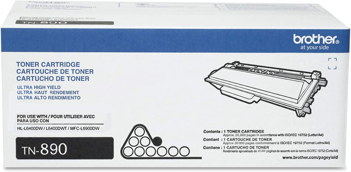 Toner Brother Valor Negro 20000 Paginas Hll6400Dw Mfcl6900Dw - Tn890