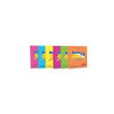 Notas Adhesivas Janel Memo Tip Neon 3X3 100H C/6 Piezas - 6560303797 FullOffice.com
