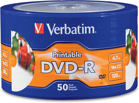 Dvd-R Verbatim 4.7Gb 16X Blanco Spindle C/50 - 97167 FullOffice.com
