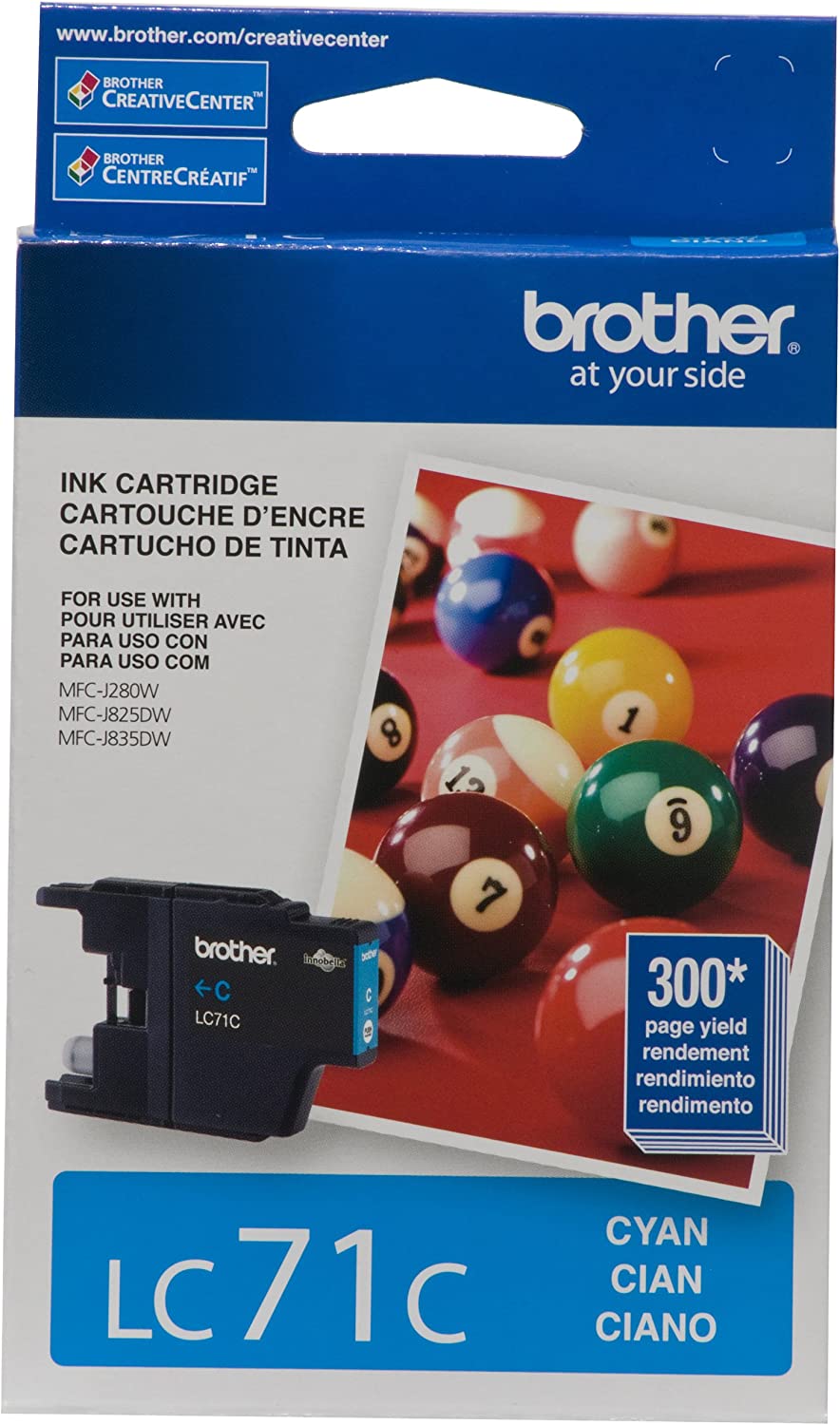 Tinta Brother Lc71C Cyan 300 Pag - Lc71C