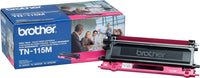 Brother TN-115M Toner Cartridge cartucho de tóner 1 pieza(s) Original Magenta, 4000 páginas