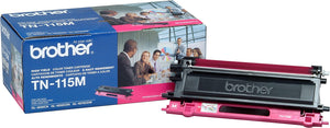 Brother TN-115M Toner Cartridge cartucho de tóner 1 pieza(s) Original Magenta, 4000 páginas