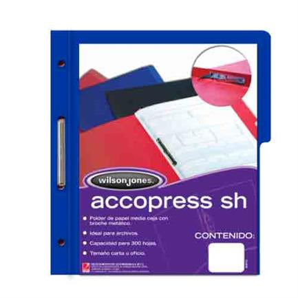 Carpeta Acco Press Mc P4554 Carta Azul Obscuro C/10 - P4554 FullOffice.com