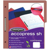 Carpeta Acco Press Mc Papel Carta Color Caoba C/10 Pzas - P4555 FullOffice.com