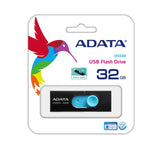 Memoria Usb Adata Auv220-32G-Rbkbl Negro Con Azul 2.0