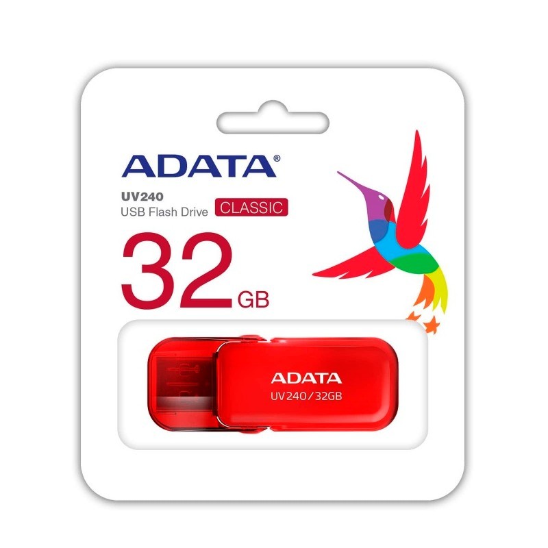 Memoria Usb Adata Auv240-32G-Rrd Roja Usb 2.0 FullOffice.com