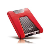 Disco Duro Adata 2Tb Hd650 Rojo Goma 3.1 - Ahd650-2Tu31-Crd FullOffice.com