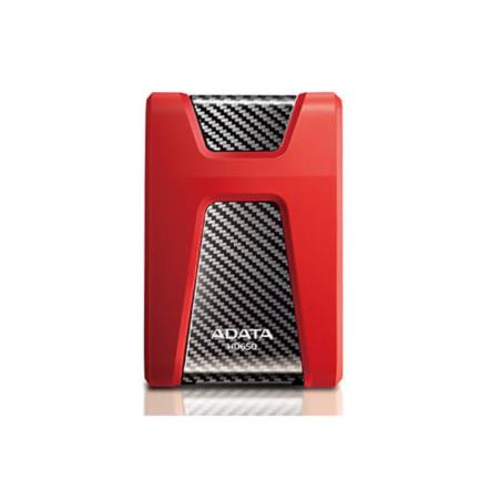 Disco Duro Adata 2Tb Hd650 Rojo Goma 3.1 - Ahd650-2Tu31-Crd FullOffice.com