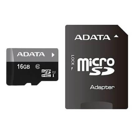 Memoria Micro Sd Adata Clase 10 + Sd 16Gb Clase 10 Uhs-1 - Ausdh16Guicl10-Ra1 FullOffice.com