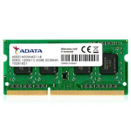 Memoria Ram Adata So-Dimm 4Gb 1600Mhz - Ddr3Low - Adds1600W4G11-S FullOffice.com