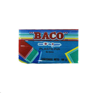 Plastilina Baco Marqueta 180Gr Azul Claro No.57 - Pl009 FullOffice.com