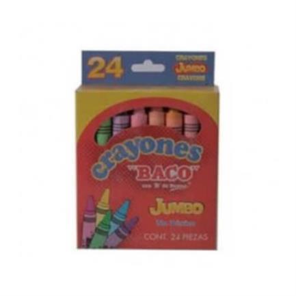 Crayon Baco Jumbo C/24 - Cy006 FullOffice.com