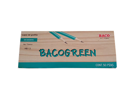 Lapiz Baco Verde C/50 - Lp009 FullOffice.com