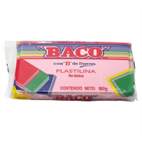 Plastilina Baco Marqueta 180Gr Rosa No.53 - Pl005 FullOffice.com