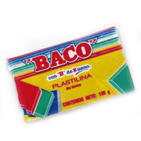 Plastilina Baco Marqueta 180Grs Color Amarillo Pastel - Pl043 FullOffice.com