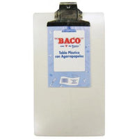 Tabla Baco Plástica Oficio Transparente - Tb009 FullOffice.com