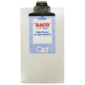 Tabla Baco Plástica Oficio Transparente - Tb009 FullOffice.com