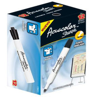 Marcador Berol Base Agua Acuacolor Negro C/12 - 13500119355 FullOffice.com