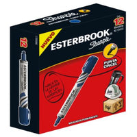 Marcador Berol Permanente Esterbrook Azul C/12 - 12500119024 FullOffice.com