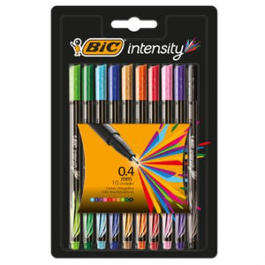 Rotulador Bic Intensity Clásico Fino Colores Surtidos C/10 Pzas - 971951 FullOffice.com