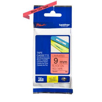 Cinta Brother Tze421 Laminada Estándar Texto Negro Sobre Cinta Roja 9Mmx8M - Tze421 FullOffice.com