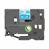 Cinta Brother Tz-545 Blanco/Azul 18Mm Pt300/310B/330/530 - Tze545 FullOffice.com
