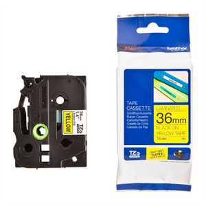 Cinta Brother Tz-661 Negro/Amarillo 36Mm Pt530 - Tze661 FullOffice.com