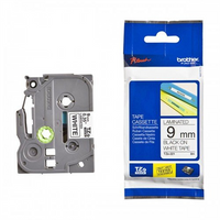 Cinta Brother Tz221 Negro/Blanco 9Mm Pt 1400 9500C 1750 - Tze221 FullOffice.com