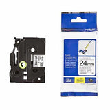 Cinta Brother Flexible Negro Sobre Blanco 24Mm - Tzefx251 FullOffice.com